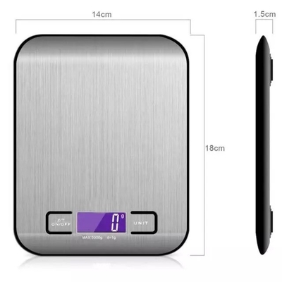 5Kg 5000G 11Lbの電子台所スケールのデジタル食糧重量の栄養物